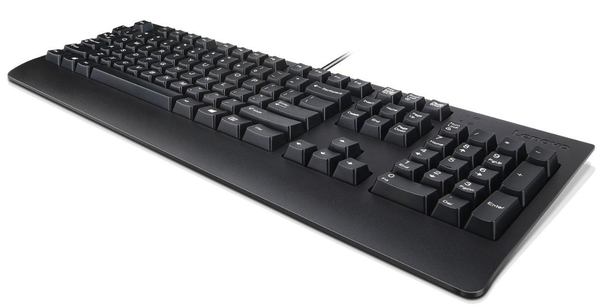 Lenovo Preferred Pro II tastiera USB QWERTY Polacco Nero