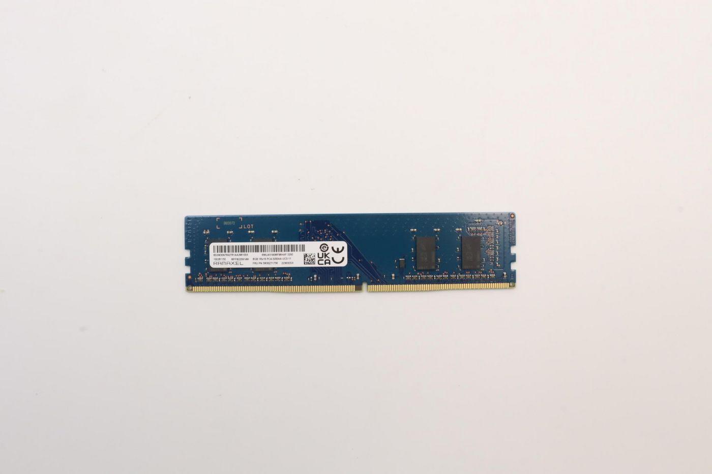 8GB DDR4 UDIMM memory module, - 3200MHz - Warranty: 3M