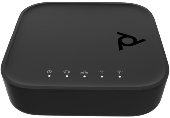 POLY Scheda VoIP ATA 402 2FXS Voice Port con Open SIP e alimentatore