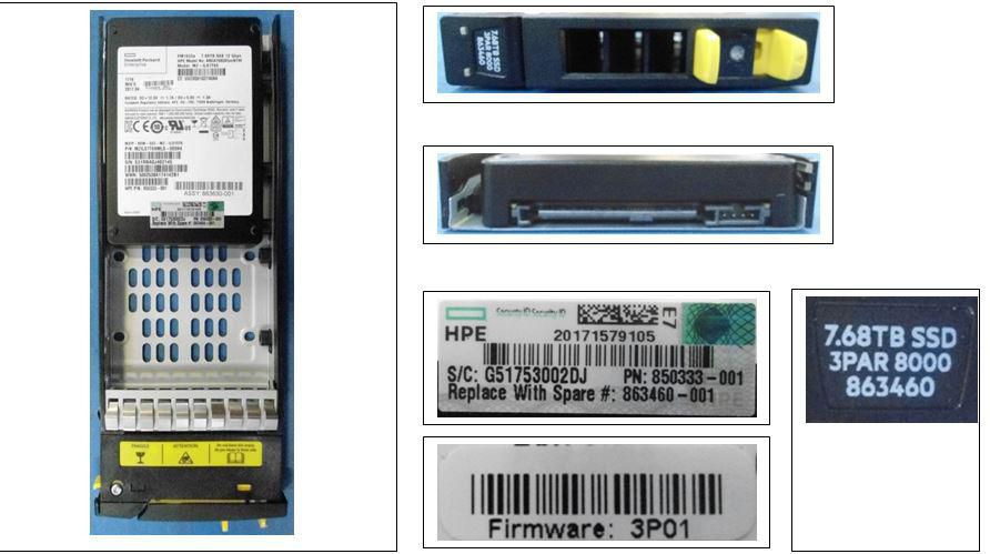 SSD SFF HP da 7,68 TB per...
