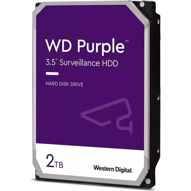 2TB SATA HDD - WD Purple - 5400RPM - Warranty 36M