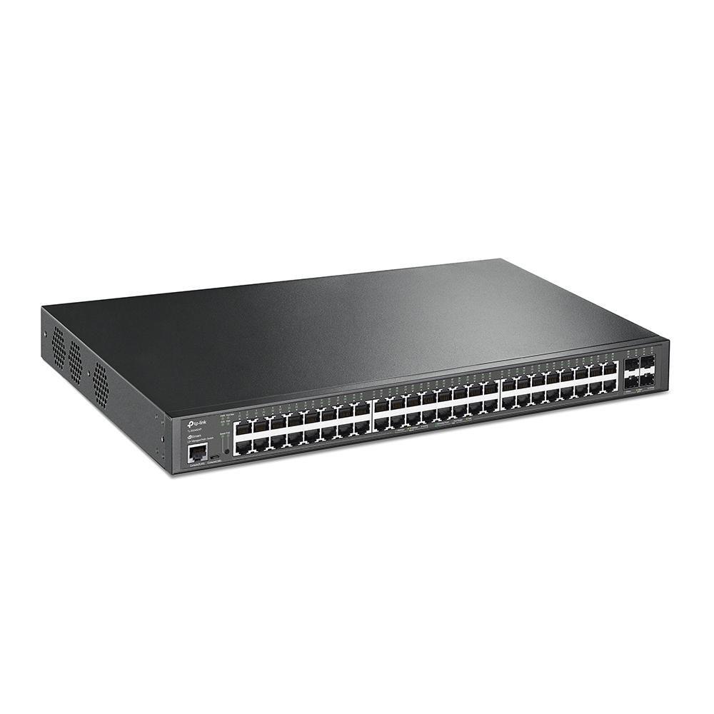 TP-Link JetStream TL-SG3452XP switch di rete Gestito L2 Gigabit Ethernet (10/100/1000) Supporto Power over Ethernet (PoE) 1U Ne