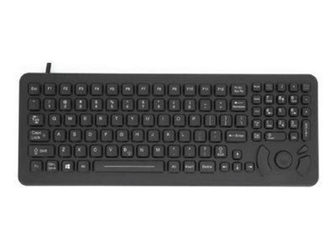 RUGGED KEYBOARD 101 KEYS - BACKLIT CURSOR CONTROL DESKTOP O