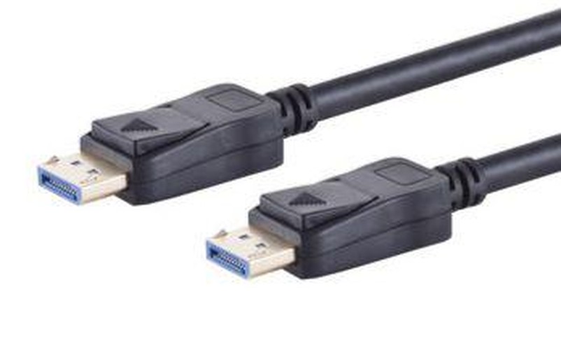 Microconnect MC-DP-8K-100V2.0B cavo DisplayPort (8K DisplayPort 2.0 Cable 1m - Black MicroConnect 8K - DisplayPort 2.0 Cable 1m