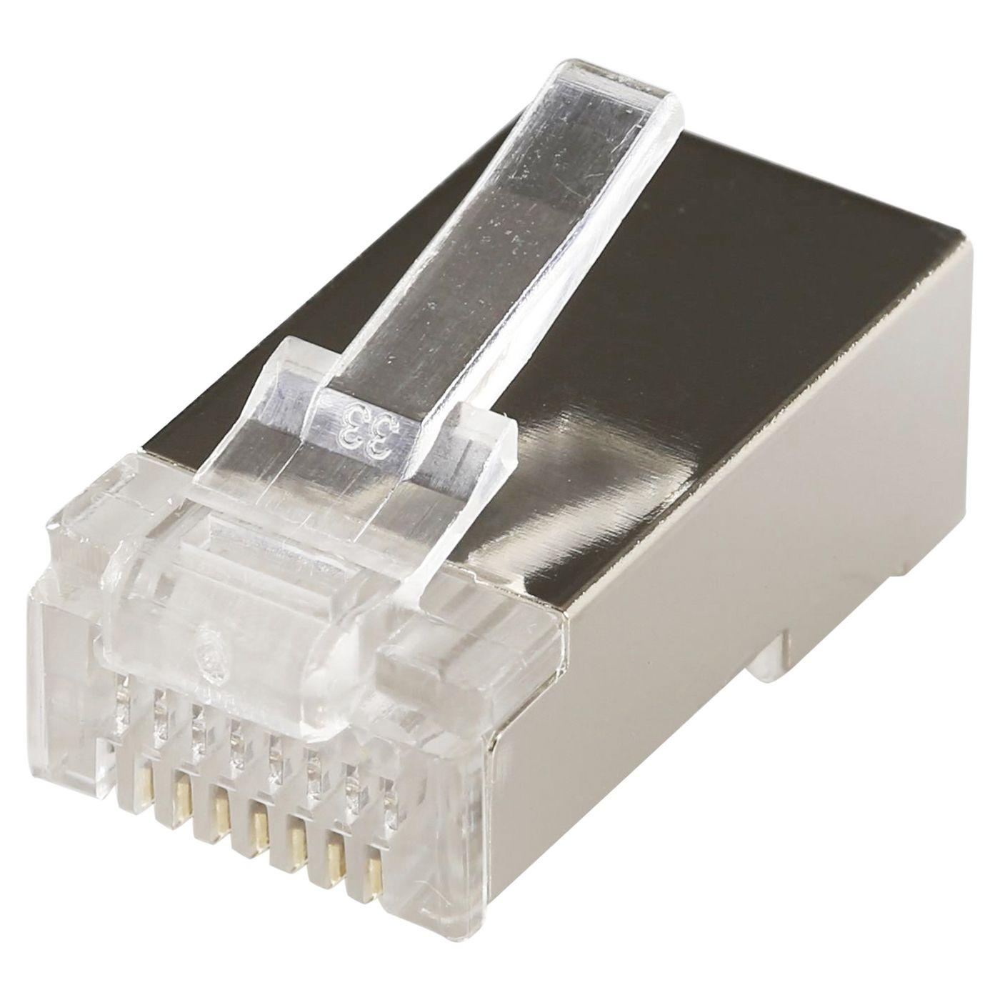 Modular RJ45 Cat6a FTP Easy - Connector 50pcs - Warranty 300M