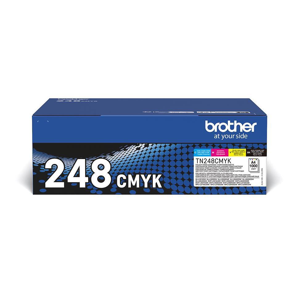 Brother TN-248VAL cartuccia toner 4 pz Originale Nero Ciano Magenta Giallo