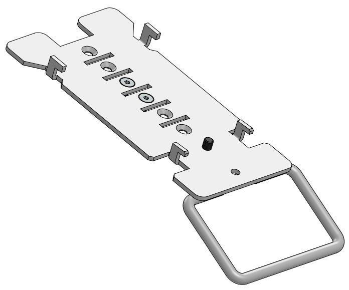 Keyhole Plate for Banksys - Yomani -Black- MOQ 25 - Warranty 60M