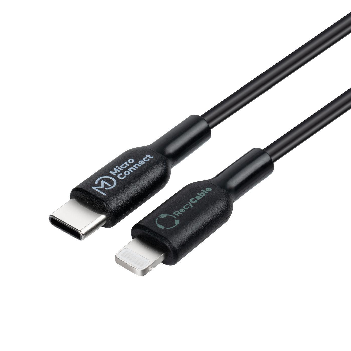 Microconnect ECO-USB3.1CL2 cavo Lightning 2 m Nero