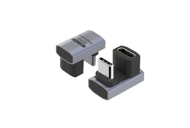 Premium USB4 3x2 USB-C - twice-angled adapter 240W - 40Gbps Premium USB4 3x2 USB-C twice-angled adapter 240W 40Gbps - Warranty