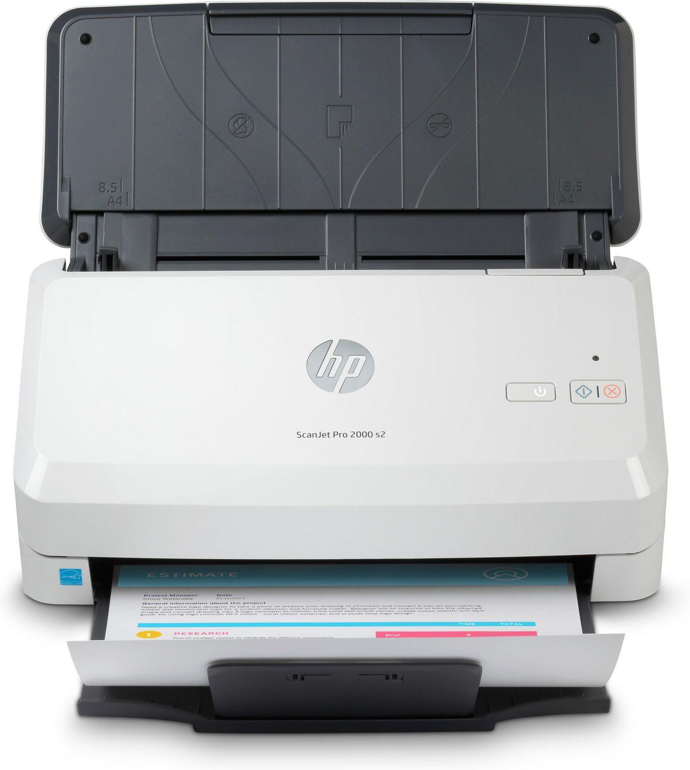 HP Scanjet Pro 2000 s2 Sheet-feed Scanner Scanner a foglio 600 x 600 DPI A4 Nero Bianco