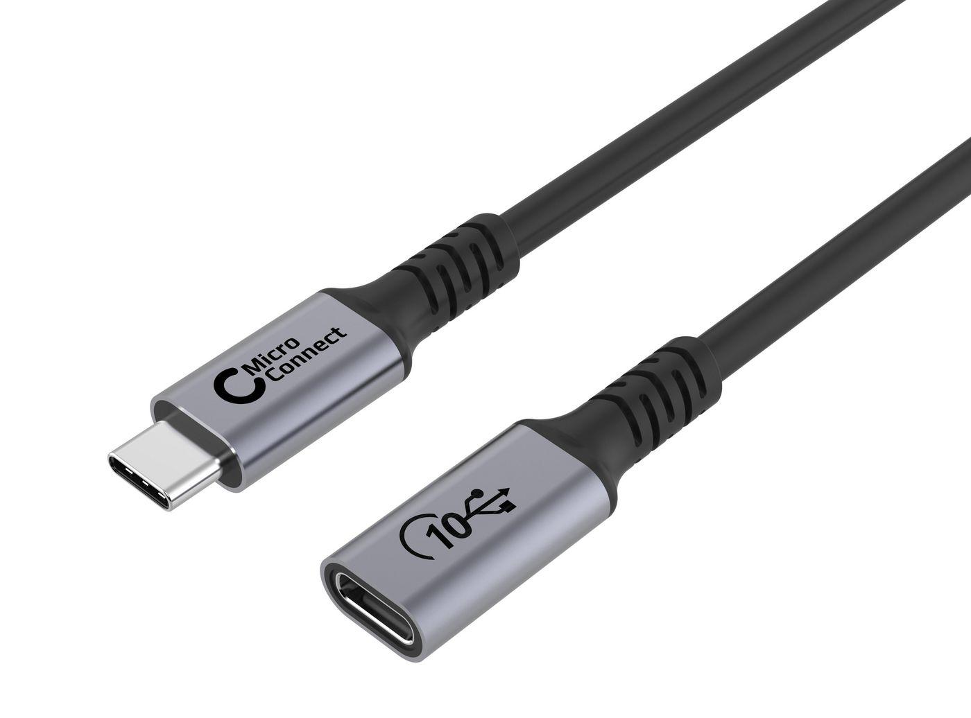Premium USB-C cable Extender - 0.5m 10Gbps 100W USB 3.2 - Gen 2x2 - Warranty 300M