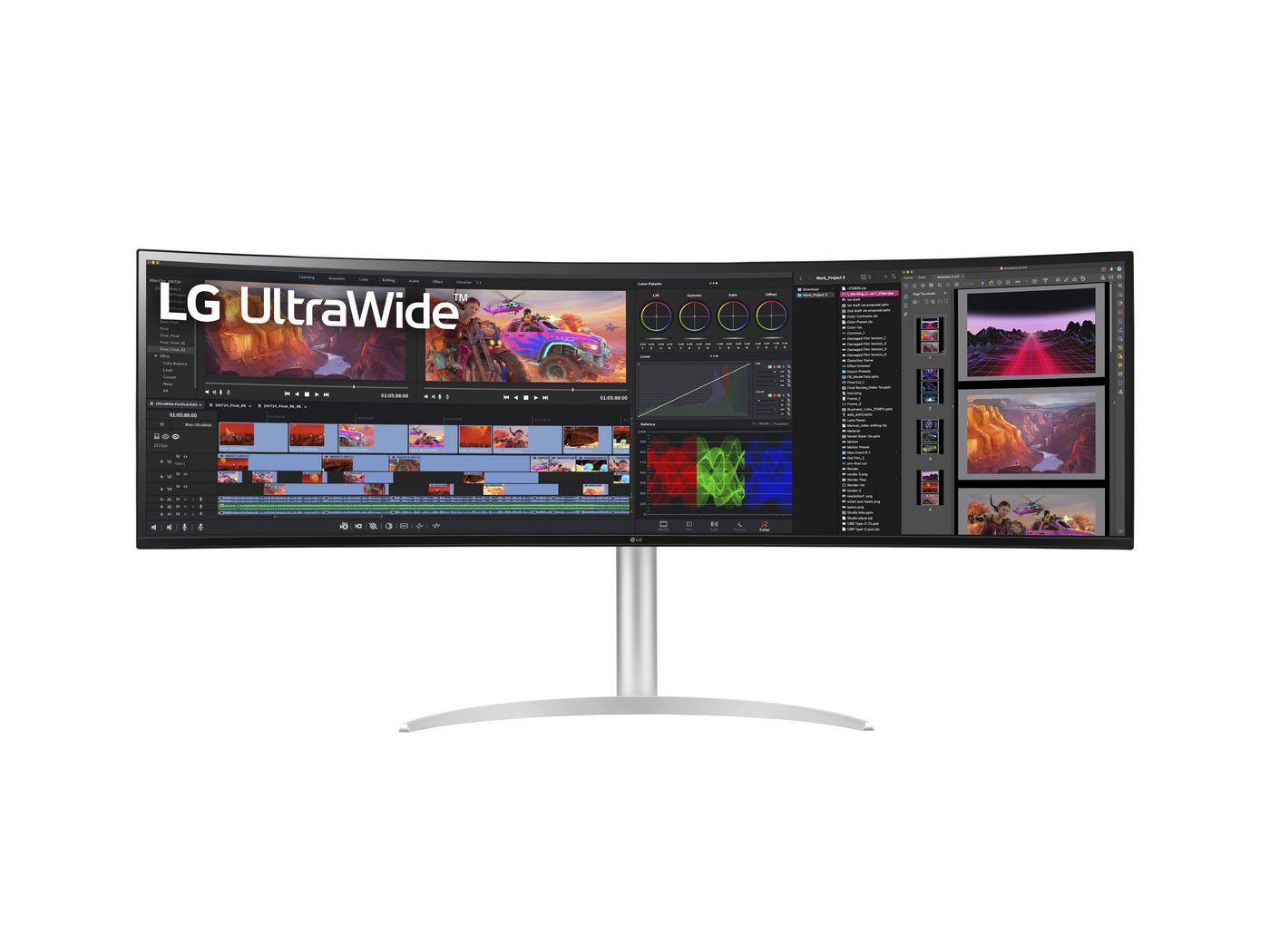 LG 49WQ95C-W LED display...