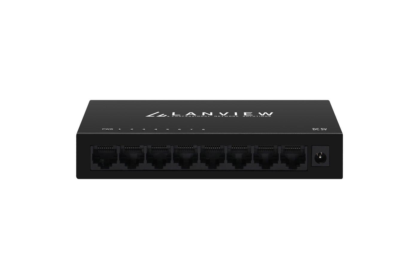 Unmanaged 8 port Switch - 10/100/1000Mbps Ethernet - ports
