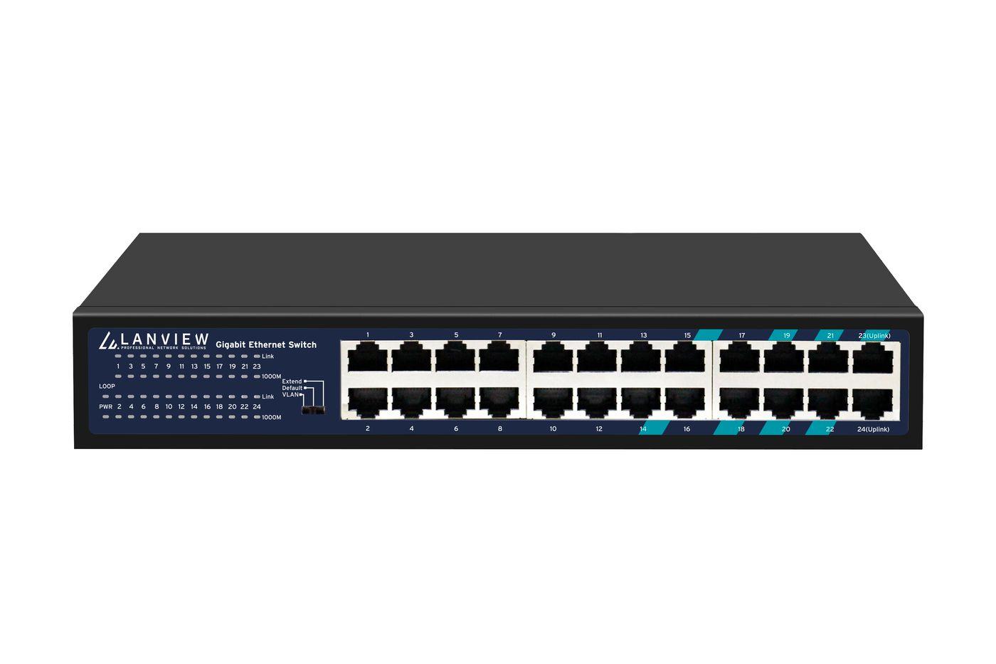 Unmanaged 24-Port Full - Gigabit Intelligent Ethernet - Switch