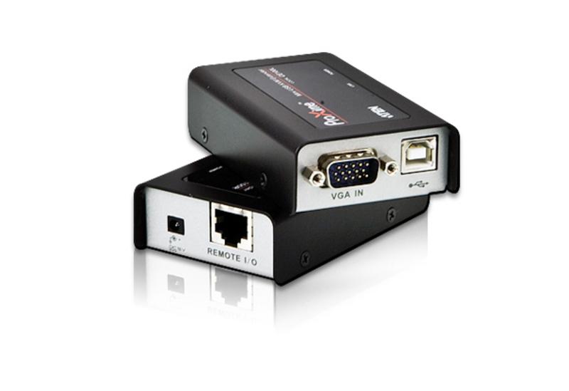 ATEN CE100-AT-E estensore KVM Trasmettitore e ricevitore (MINI USB KVM Extender 100M)