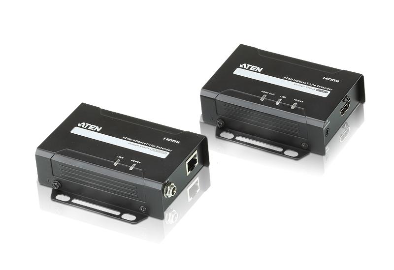 ATEN VE801-AT-E moltiplicatore AV Trasmettitore e ricevitore AV Nero (HDBaseT AV Extender, - Transmitter & Receiver single - Ca