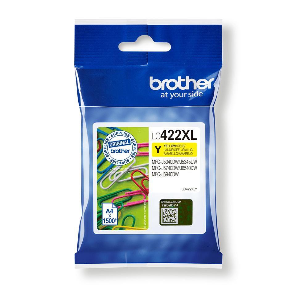 Brother LC-422XLY cartuccia...