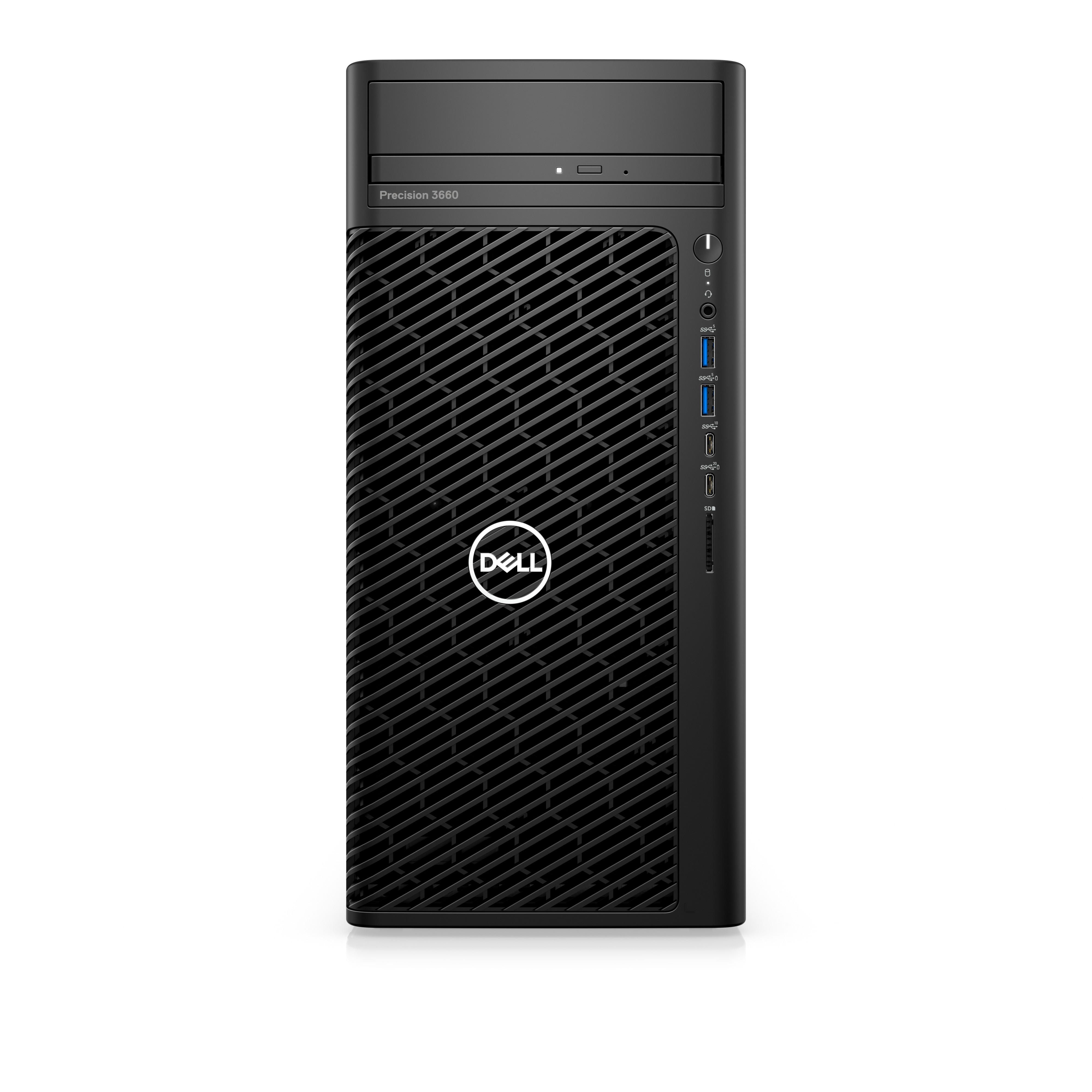 DELL Precision 3660 Intel Core i7 i7-13700 16 GB DDR5-SDRAM 512 GB SSD NVIDIA T400 Windows 11 Pro Tower Stazione di lavoro Nero