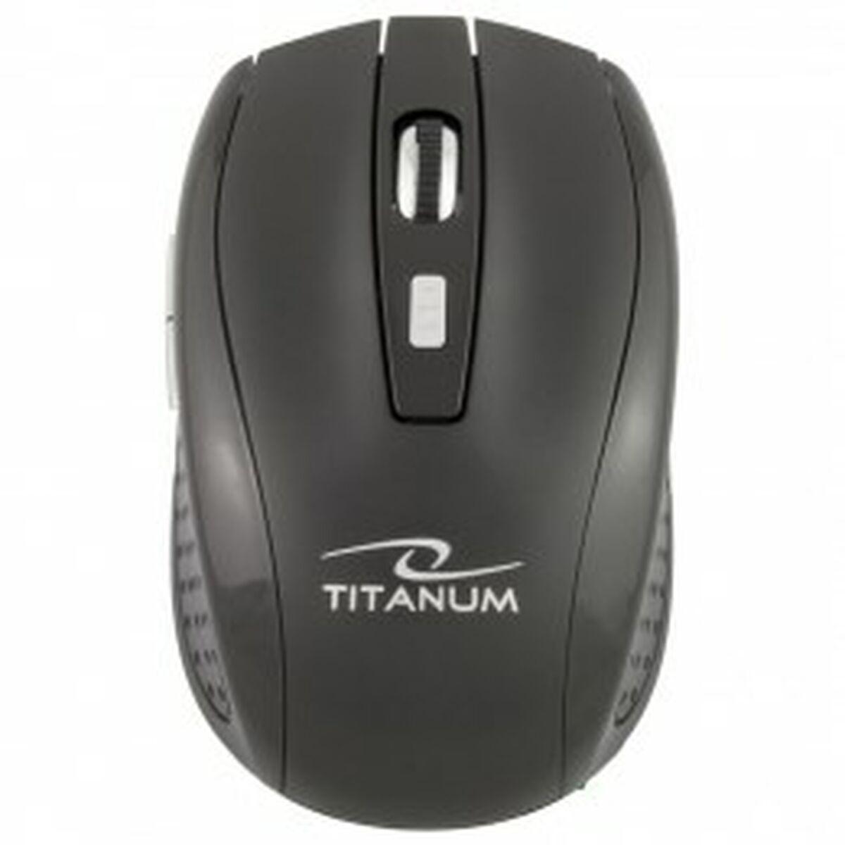 Mouse senza fili Titanum TM105K SNAPPER Nero