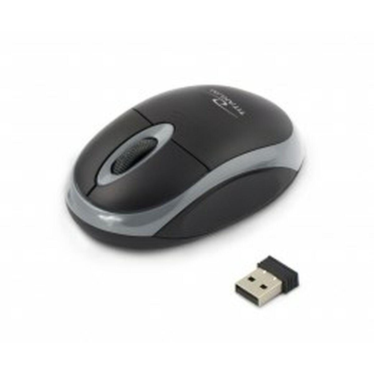 Mouse Senza Fili Titanum TM116E Nero/Grigio