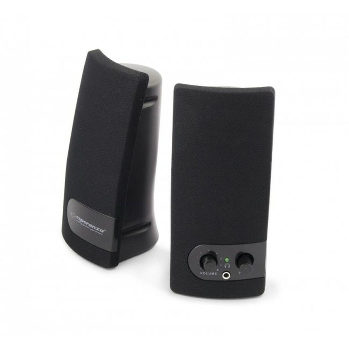 Altoparlanti PC Esperanza EP119 Bianco Nero 6W 4W