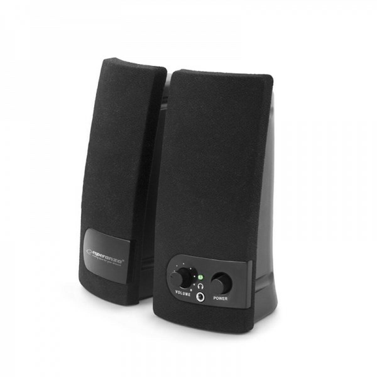 Altoparlanti PC Esperanza EP119 Bianco Nero 6W 4W