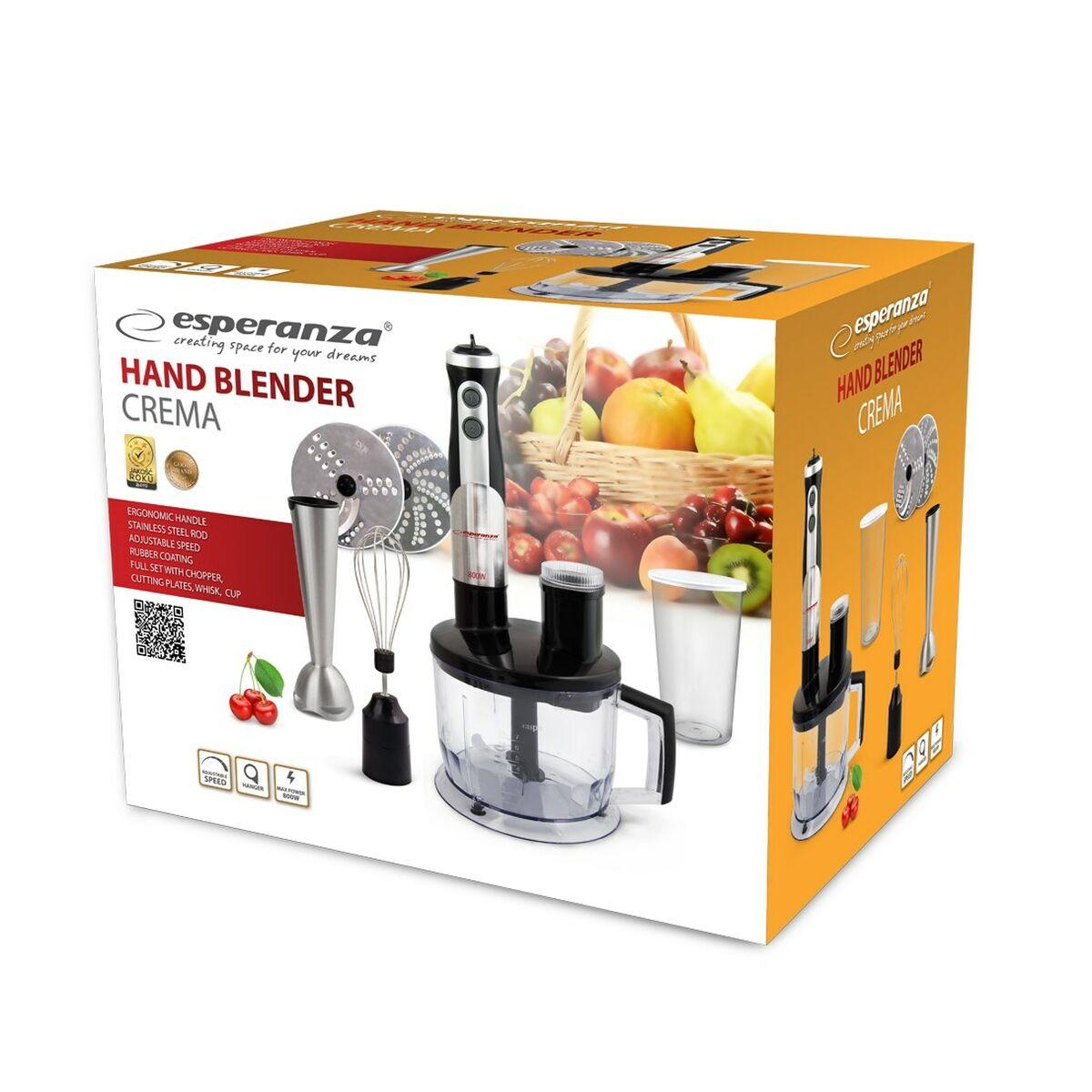 Frullatore Esperanza Nero 800 W