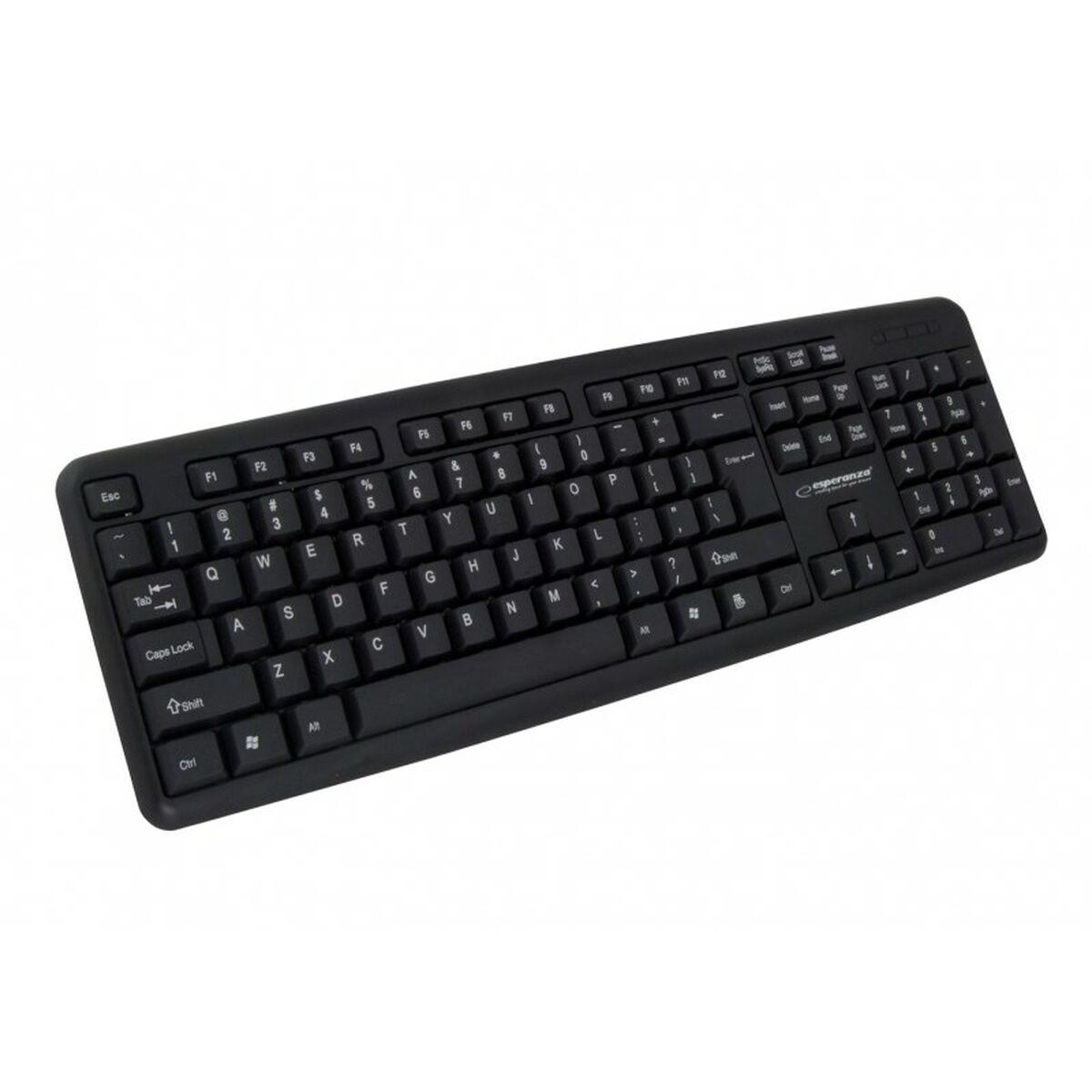 Tastiera Esperanza EK134 Nero Multicolo Monocromatica
