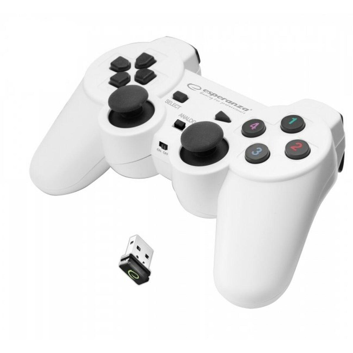 Esperanza GLADIATORE Gamepad PC Sony PlayStation 3 Hvid