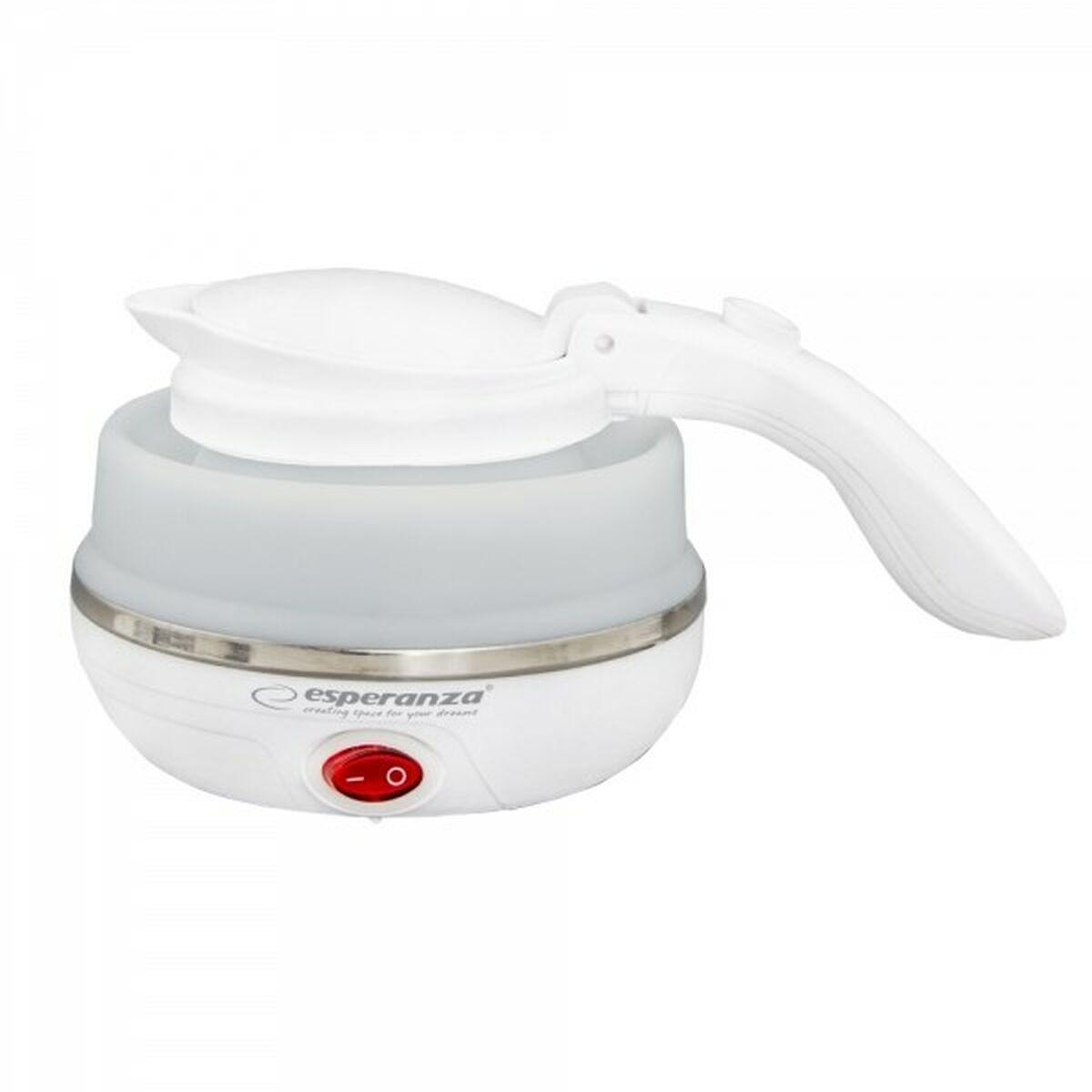 Bollitore Esperanza EKK023 Bianco Acciaio inossidabile Plastica 750 W 0,5 L