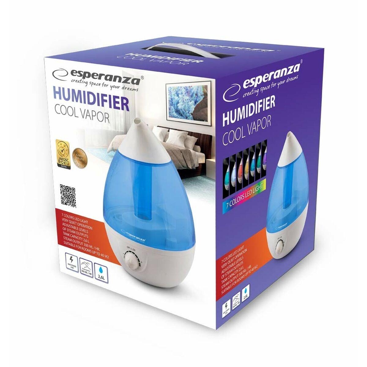 Umidificatore Esperanza EHA005 Bianco 2,6 L (25 W) (40 mÃ‚Â²)