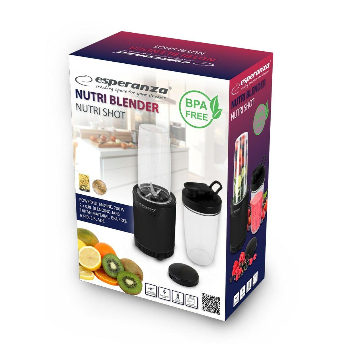 Frullatore Esperanza Nero 700 W