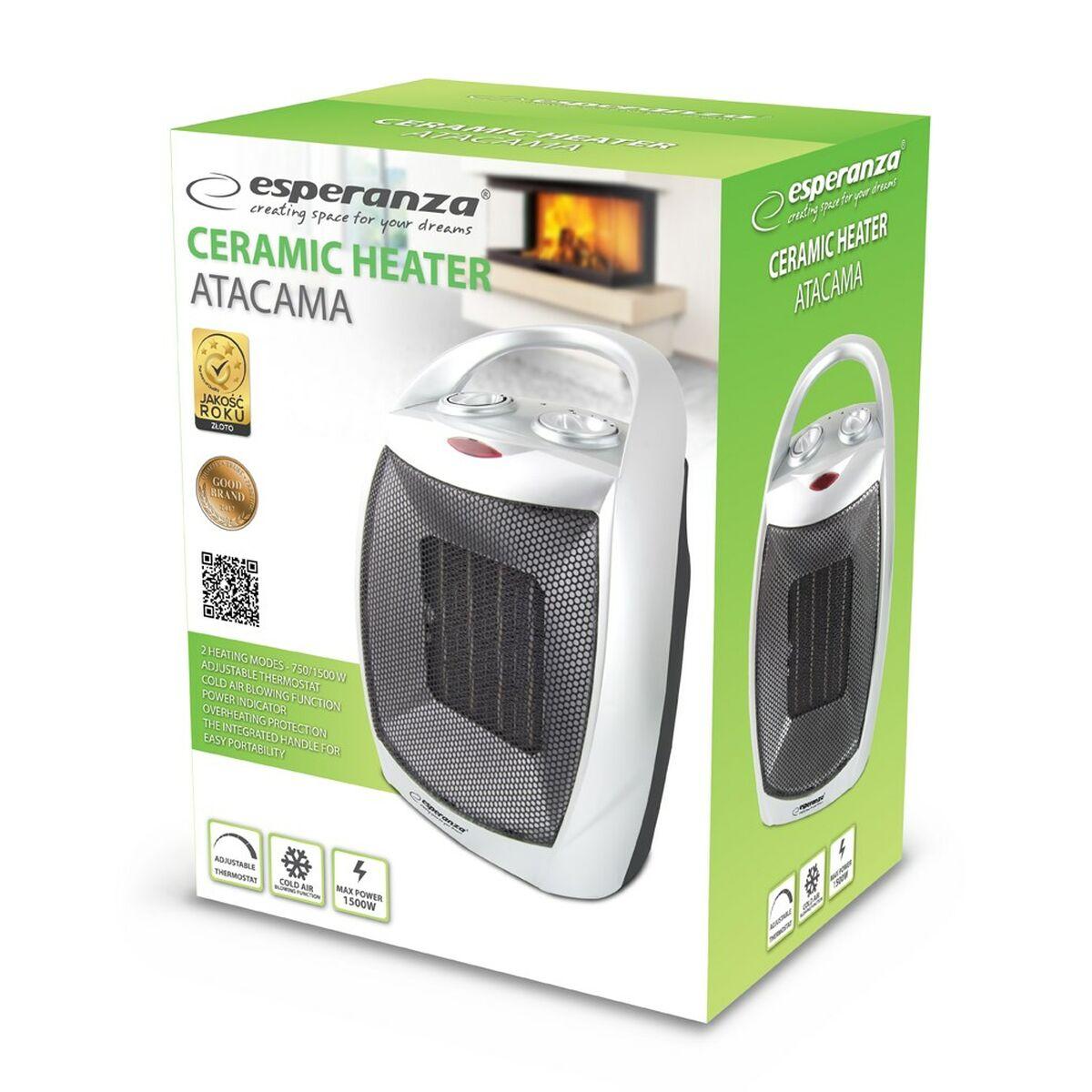 Termoventilatore Portatile Esperanza EHH006 Nero 1500 W 1 Pezzi