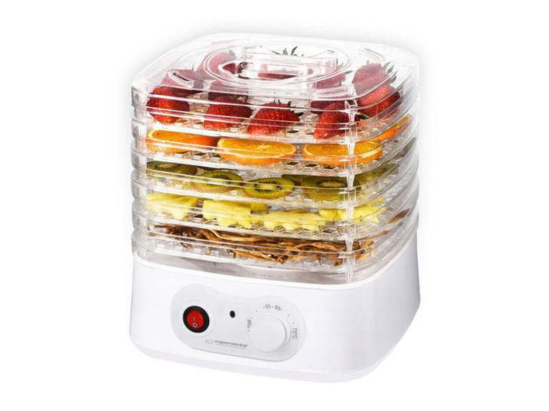 EKD004 Essiccatore alimentare Bianco Trasparente 250 W