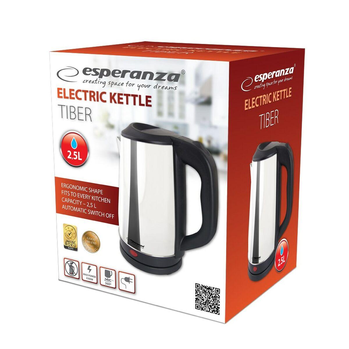 Bollitore Esperanza EKK036X Acciaio inossidabile 2200 W 2,5 L