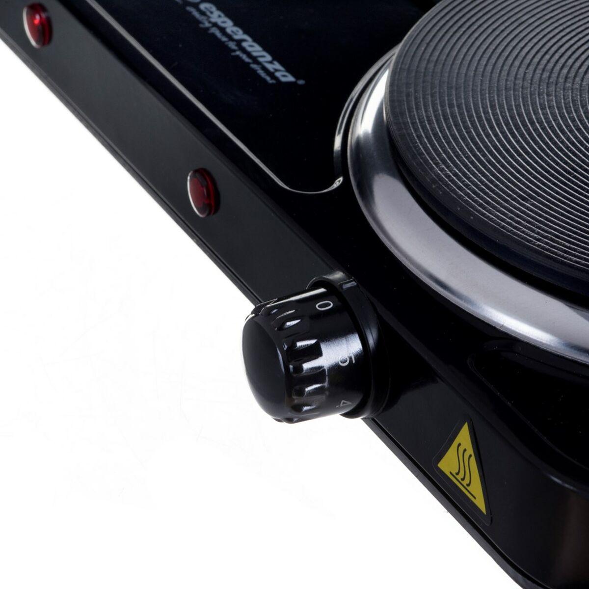 Cooker elettrico Yellowstone 1500W + 1000W Nero EKH014K