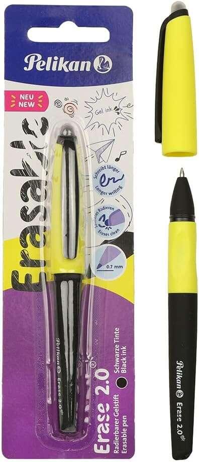 Penna a sfera Pelikan Roller Erase 2.0 - Impugnatura ergonomica anti-fatica - Inchiostro a lunga durata - Corpo dello stesso co