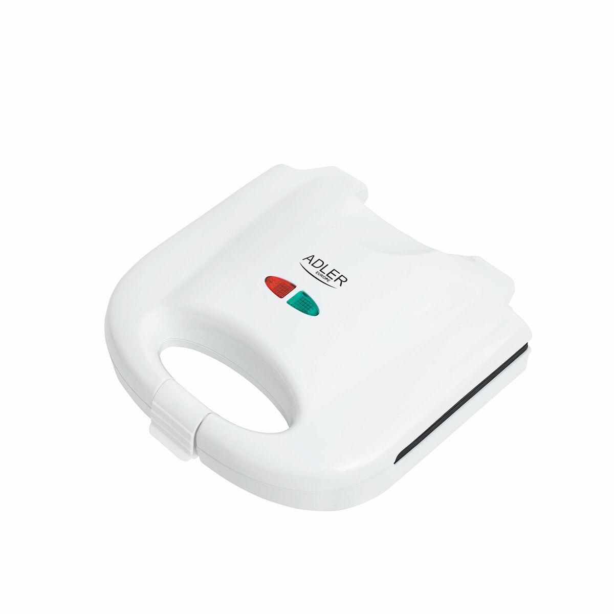 Piastra Grill Elettrica Adler AD 301 Bianco 750 W