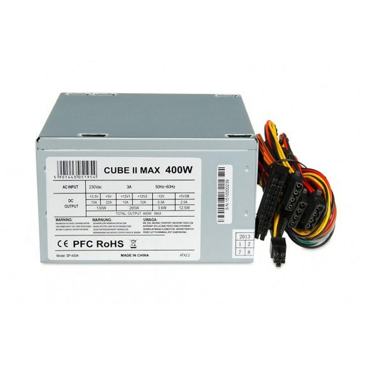Fonte di alimentazione ibox cube II 130 W 400 W ROHS CE Ventilazione Lateral Atx