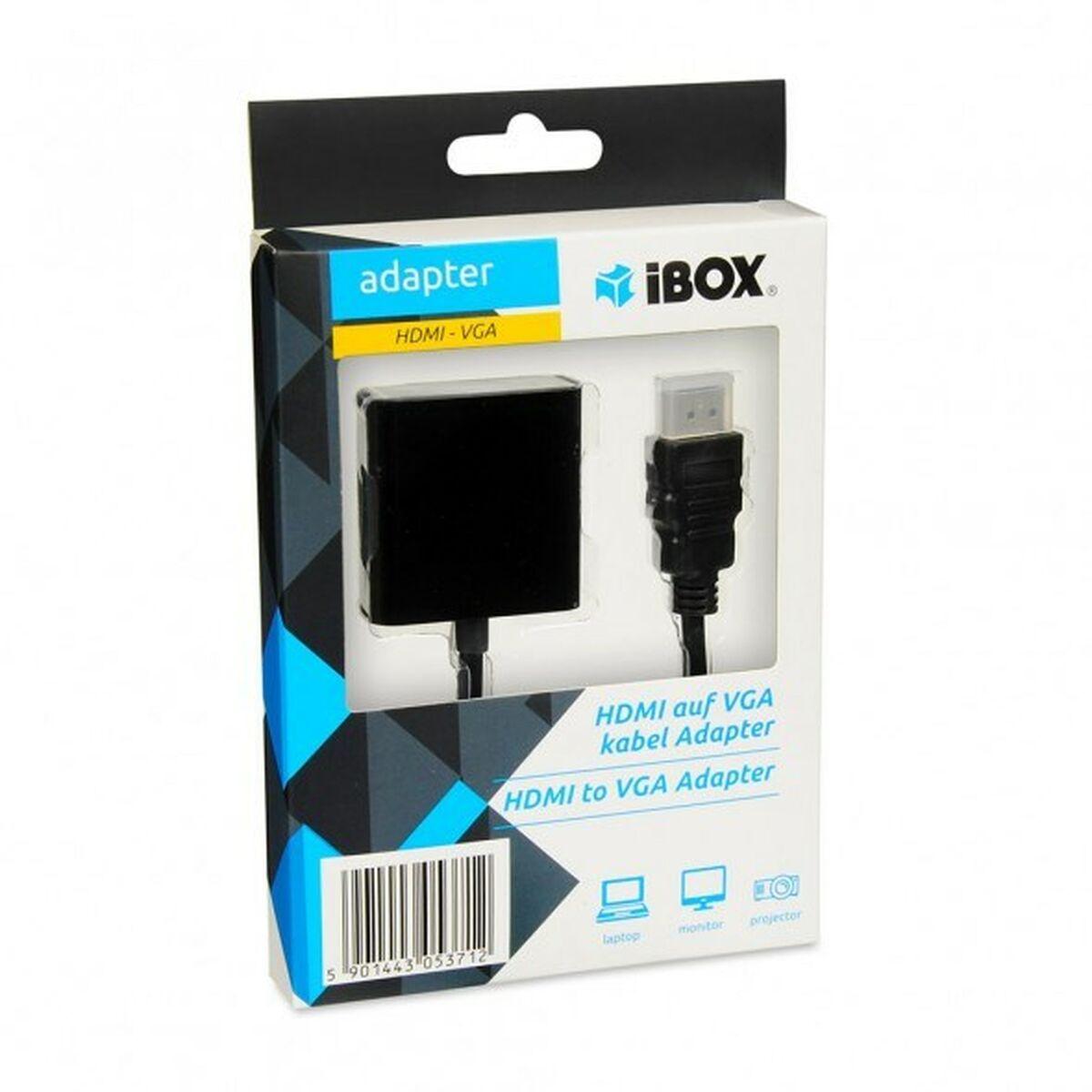 Adattatore HDMI con VGA Ibox IAHV01 Nero