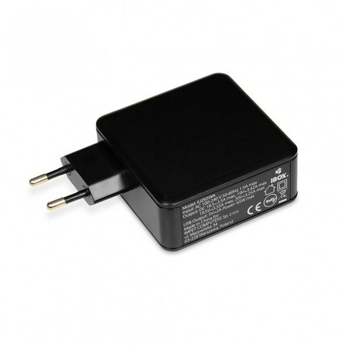 Caricbattery portatile ibox iuz65wa 65 w