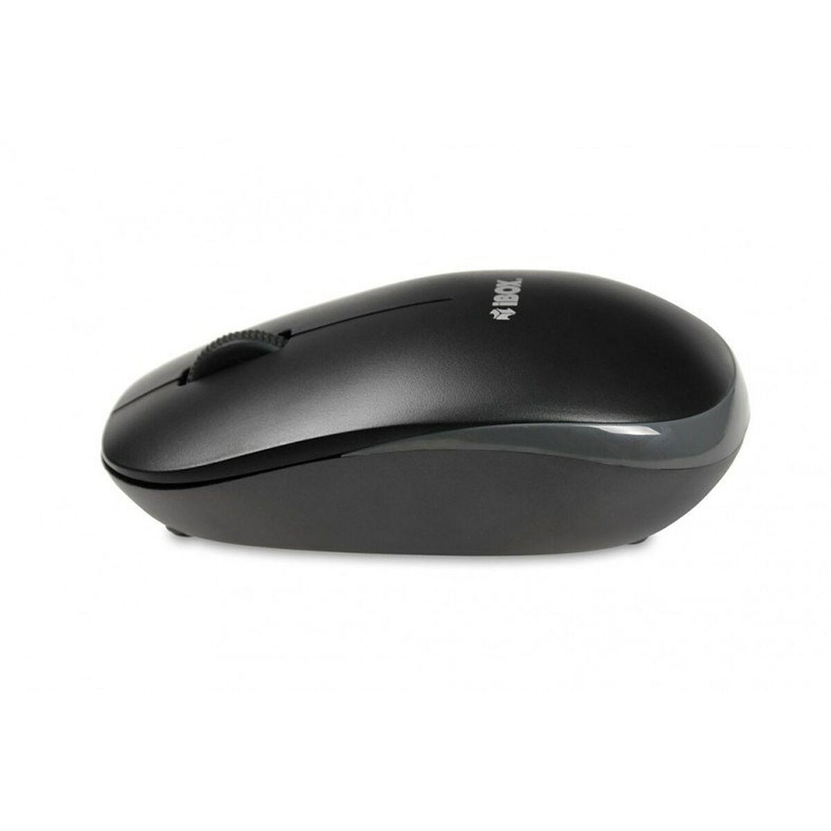 Tastiera e Mouse Ibox DESKTOP KIT PRO Nero Inglese QWERTY