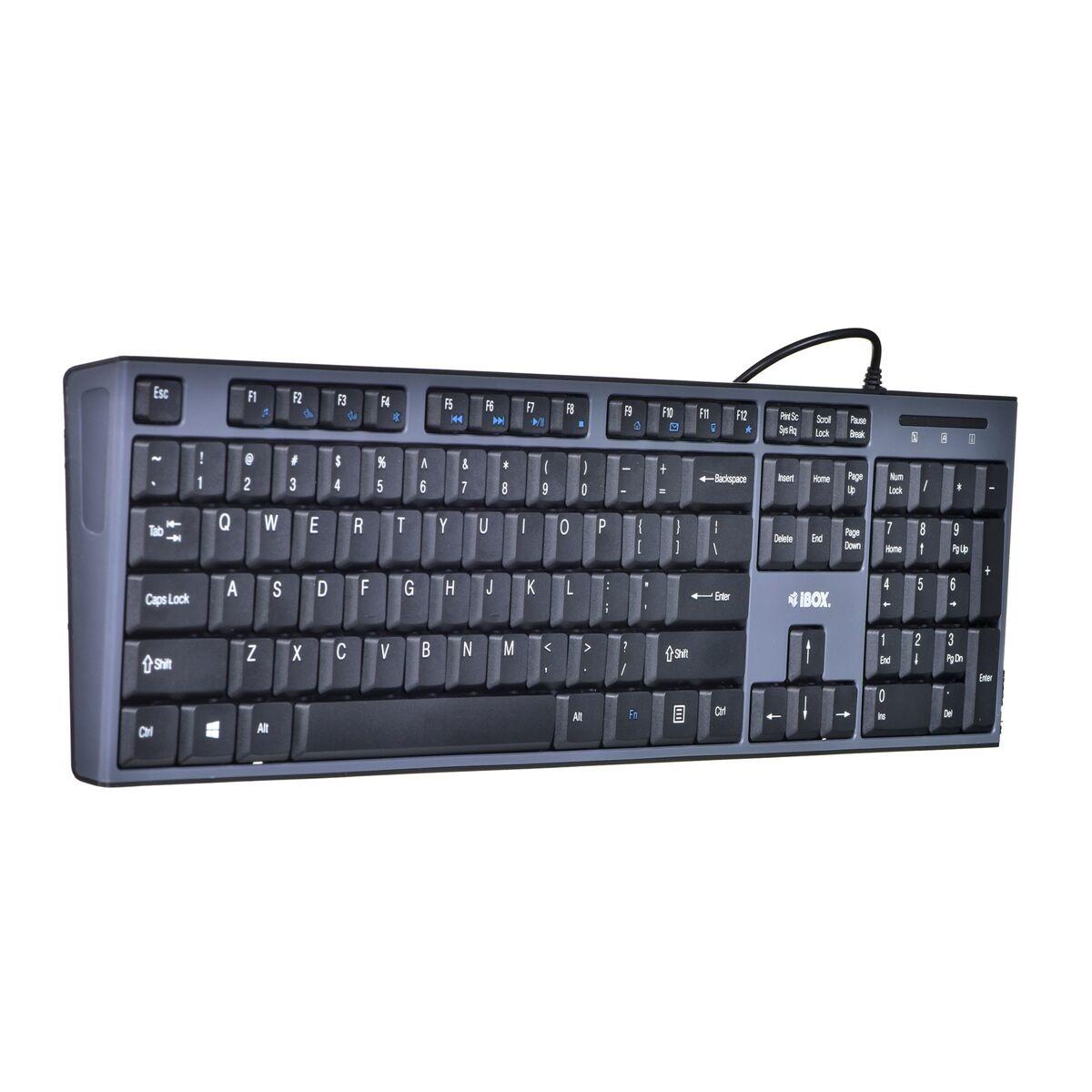 Tastiera e Mouse Ibox Ikms606 Qwerty US NERO QWERTY