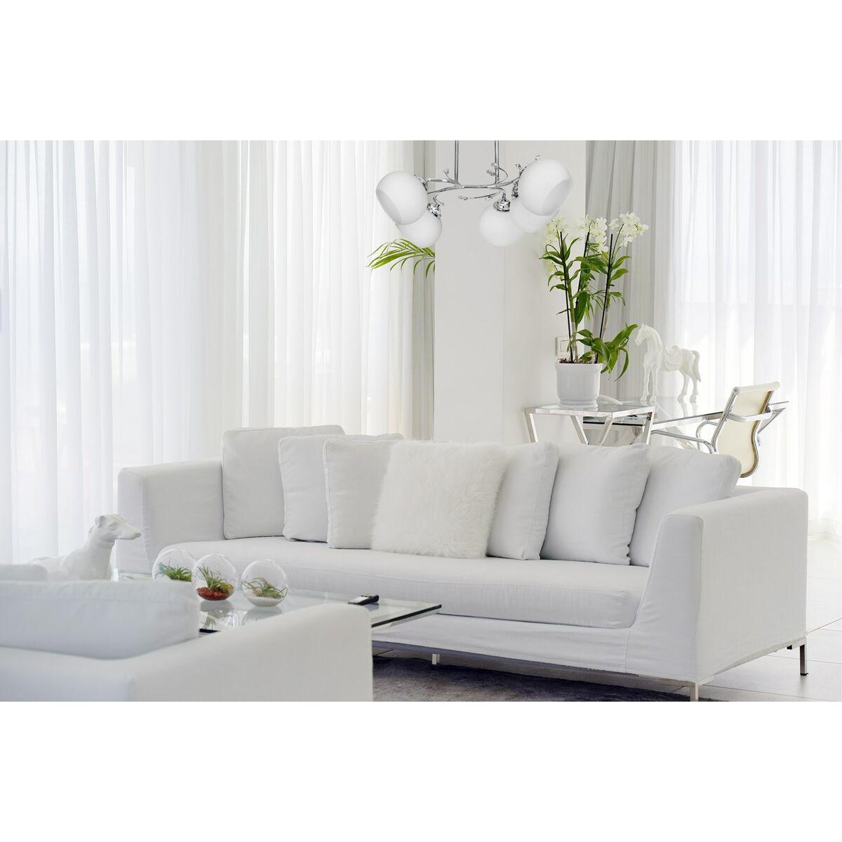 Lampadario Activejet AJE-IRMA 5P Bianco Nero Argentato Metallo 40 W 50,9 x 28 x 46 cm