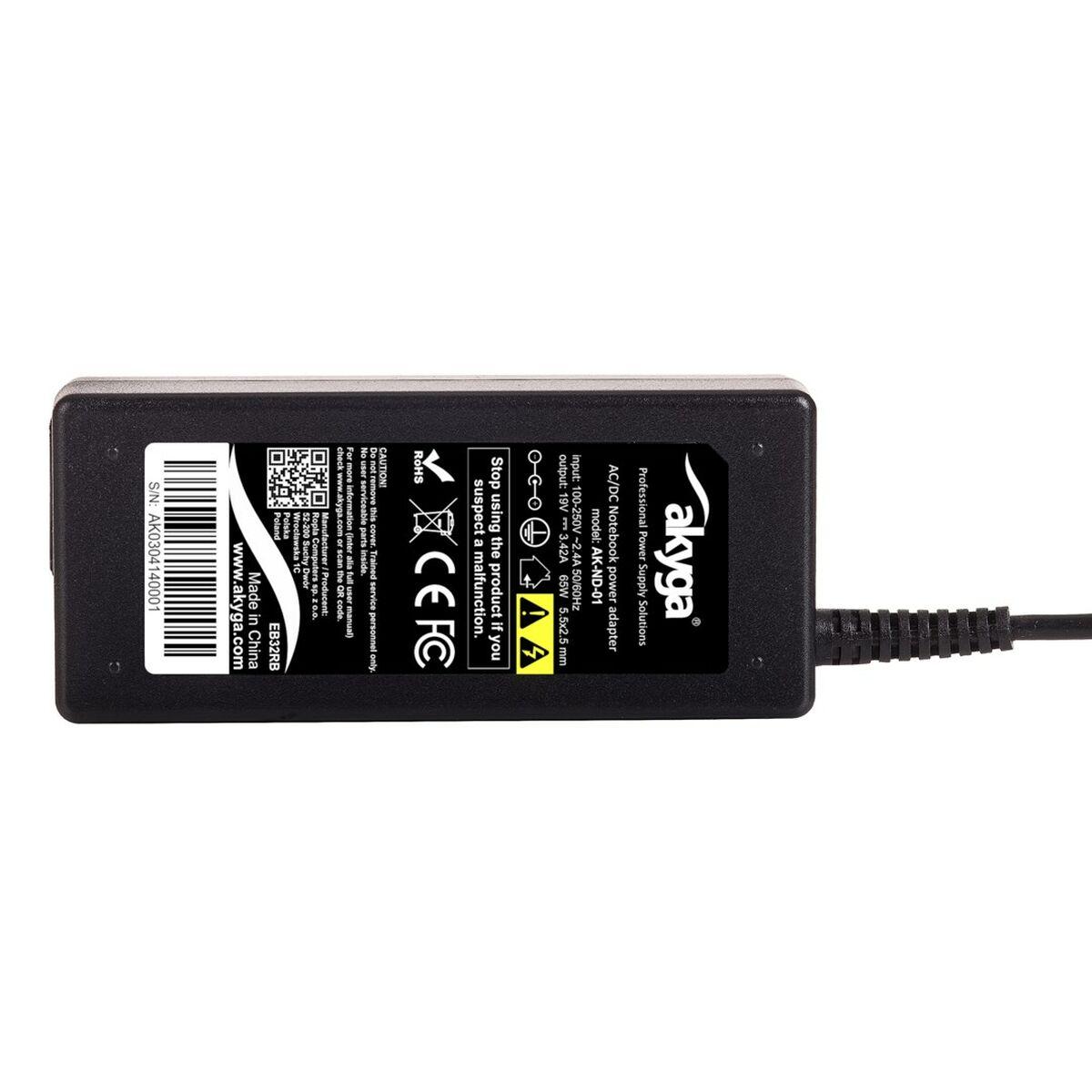 Carica batteria portatile Akyga AK-ND-01 65 W