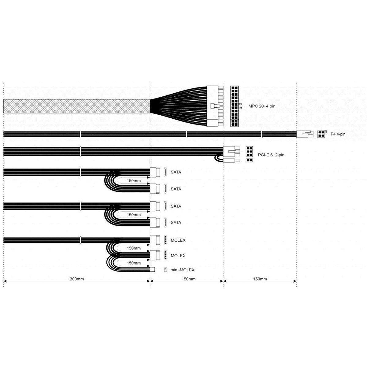 Fonte di Alimentazione Akyga Ak-B1-600 ATX 600 W ROHS