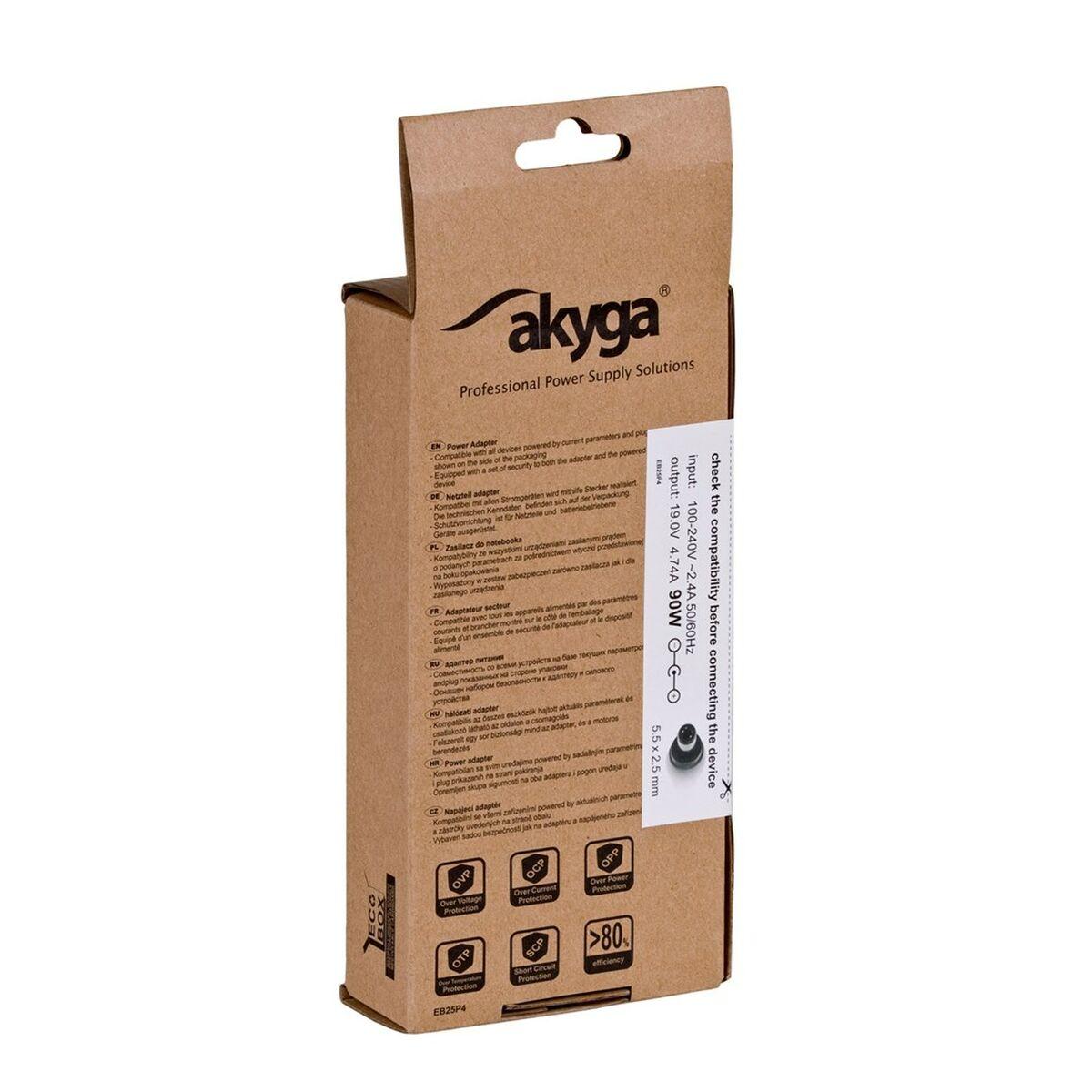 Carica batteria portatile Akyga AK-ND-10 90 W