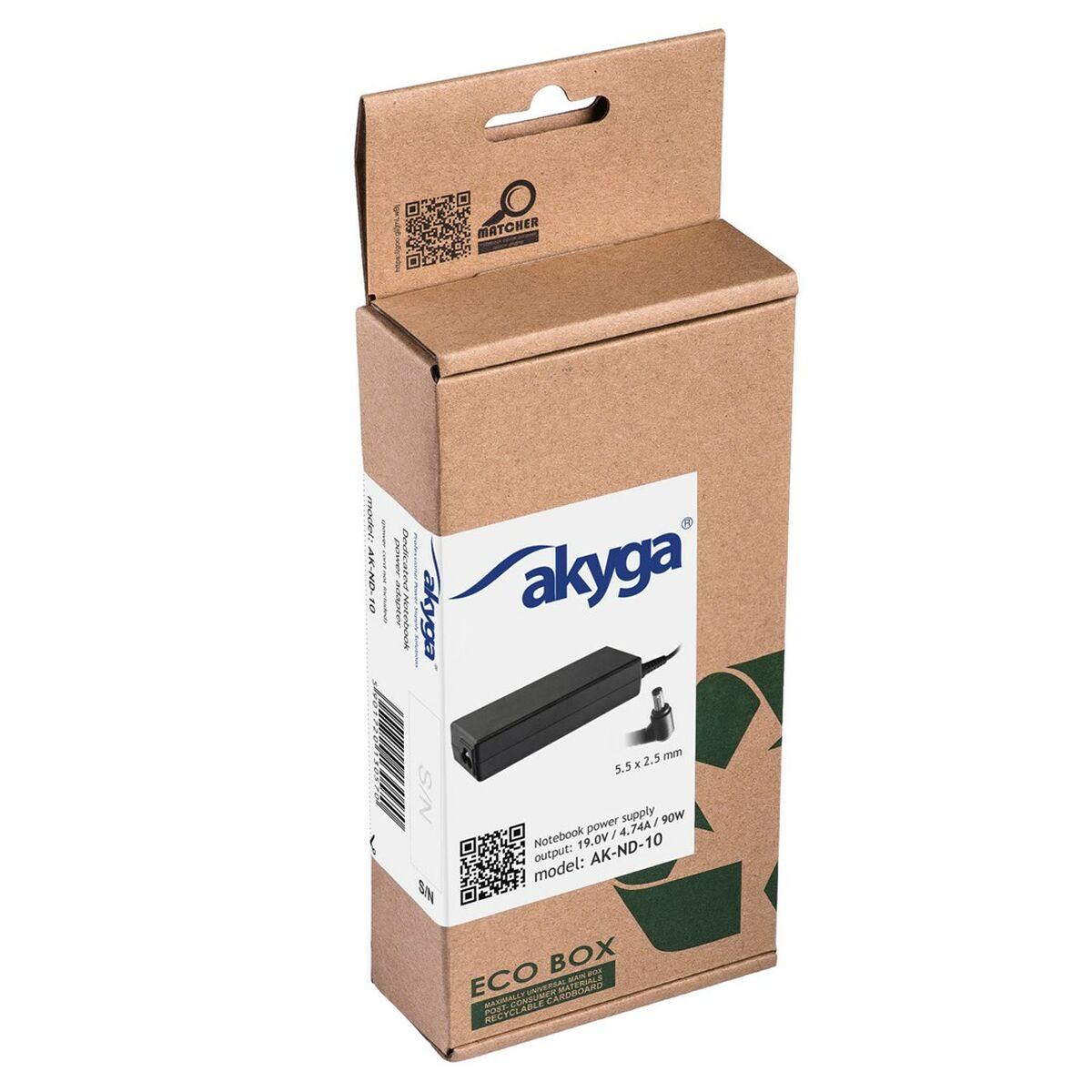 Carica batteria portatile Akyga AK-ND-10 90 W