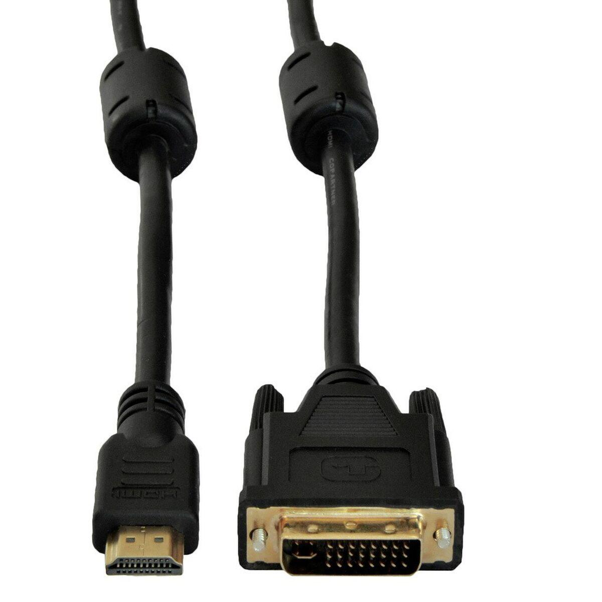 Cavo hdmi a dvi akyga ak-av-11 nero 1,8 m
