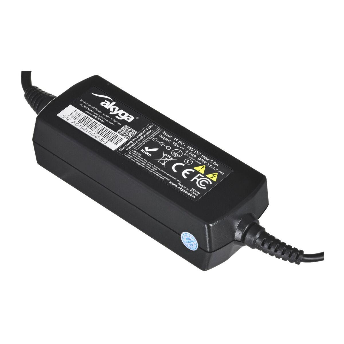 Carica batteria portatile Akyga AK-ND-43 90 W